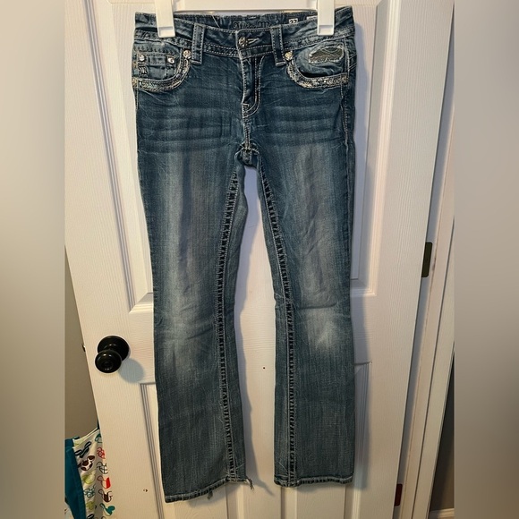 Miss Me Blue Jeans Women’s Size 27 bootcut Y2K - Picture 1 of 8